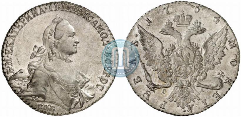 Picture 1 rouble 1764 year СПБ-СА 