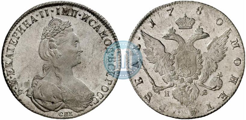Picture 1 rouble 1780 year СПБ-ИЗ 