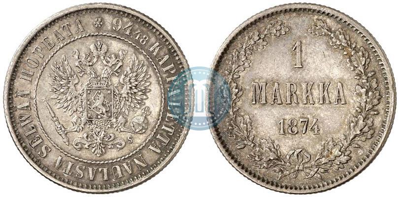 Фото 1 марка 1874 года S 