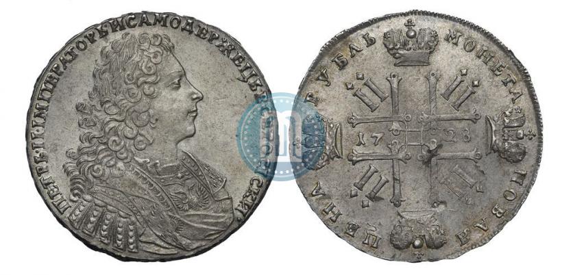 Picture 1 rouble 1728 year  "Type of 1728"