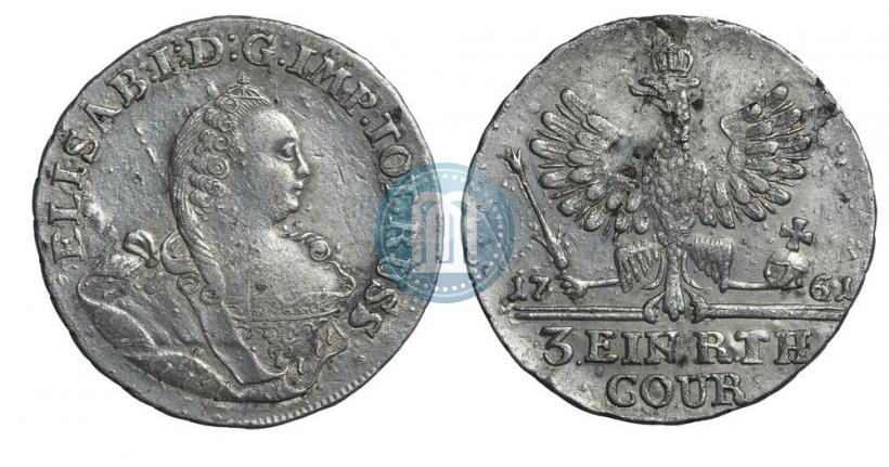 Picture 1/3 Thaler 1761 year  