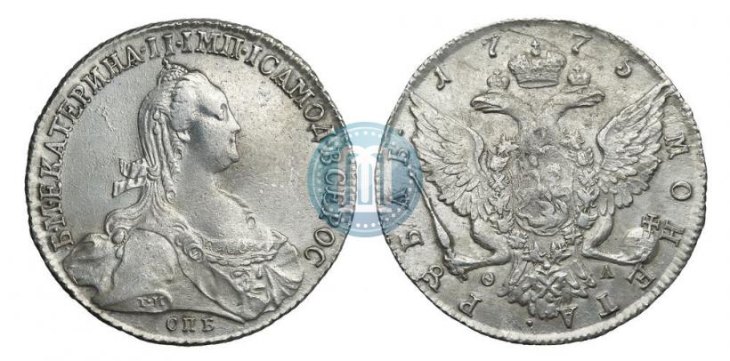 Фото 1 рубль 1775 года СПБ-ФЛ 