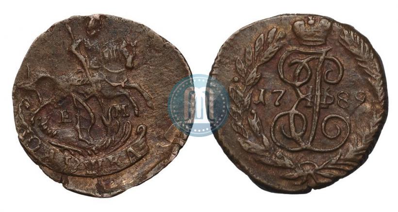 Фото Полушка 1789 года ЕМ 
