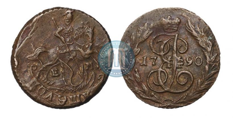 Фото Полушка 1790 года ЕМ 