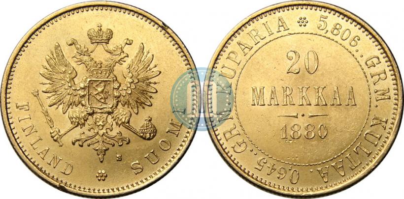 Фото 20 марок 1880 года S 