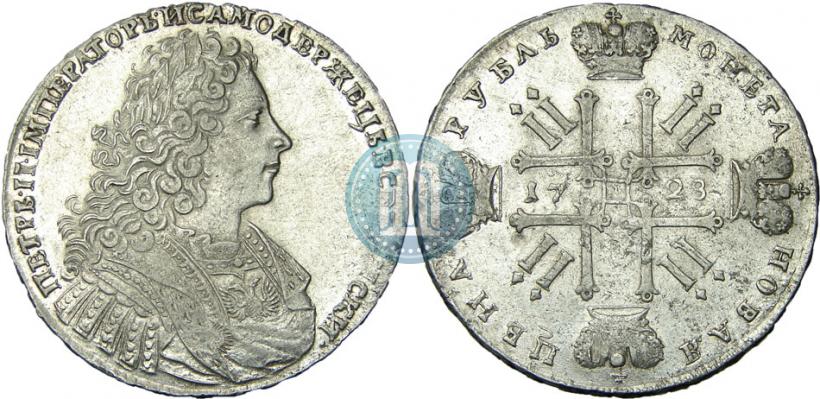 Picture 1 rouble 1728 year  "Type of 1728"