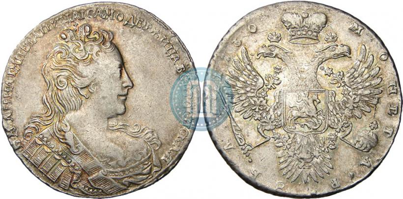 Picture 1 rouble 1730 year  