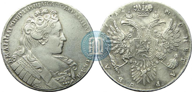 Picture 1 rouble 1731 year  