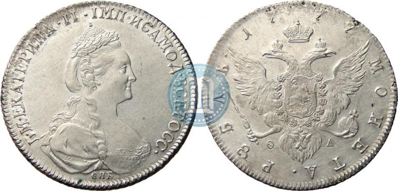 Picture 1 rouble 1777 year СПБ-ФЛ 