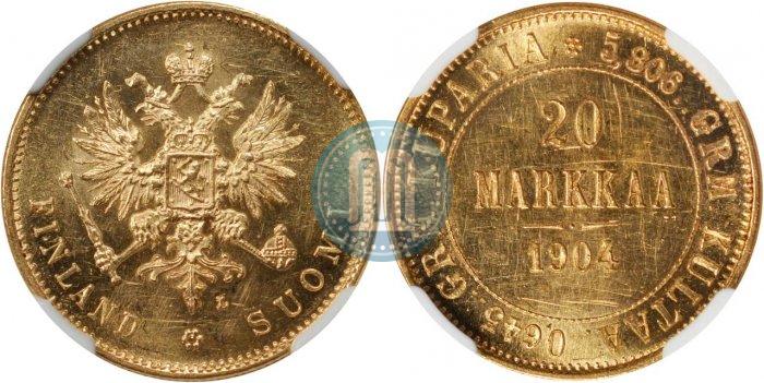 Picture 20 markkaa 1904 year L 