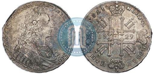 Picture 1 rouble 1729 year  "Type of 1728"