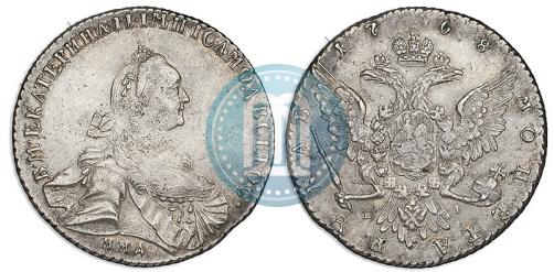 Picture 1 rouble 1768 year ММД-EI 
