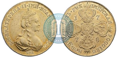 Picture 5 roubles 1778 year СПБ 