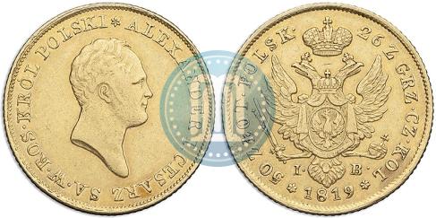Picture 50 złotych 1819 year IB 
