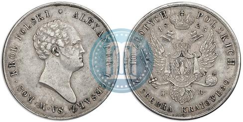 Picture 10 złotych 1823 year IB 