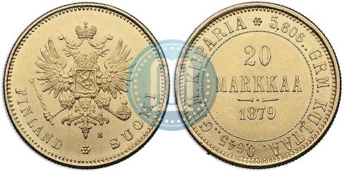Фото 20 марок 1879 года S 