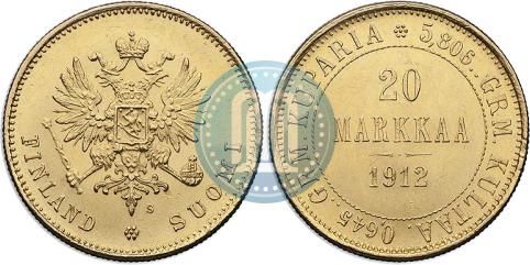 Picture 20 markkaa 1912 year S 