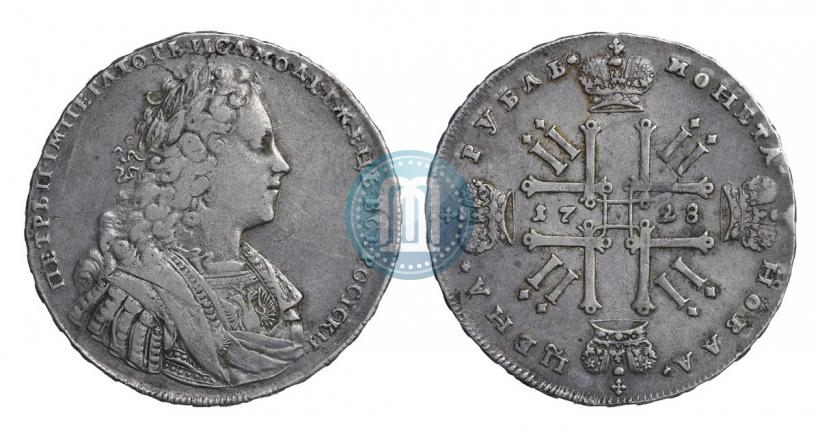 Picture 1 rouble 1728 year  "Type of 1728"