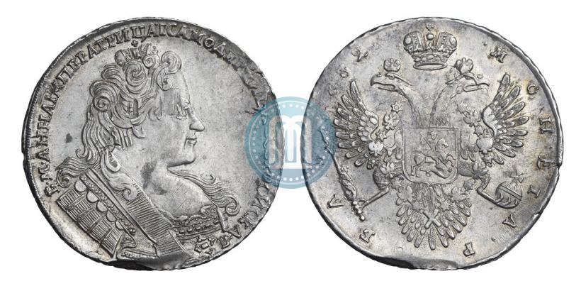 Фото 1 рубль 1732 года  