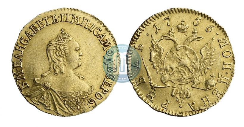 Picture 1 rouble 1756 year  
