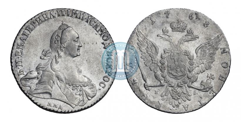 Picture 1 rouble 1768 year ММД-EI 