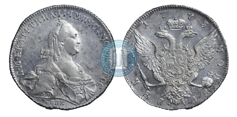 Picture 1 rouble 1773 year СПБ-ЯЧ-Т.И. 