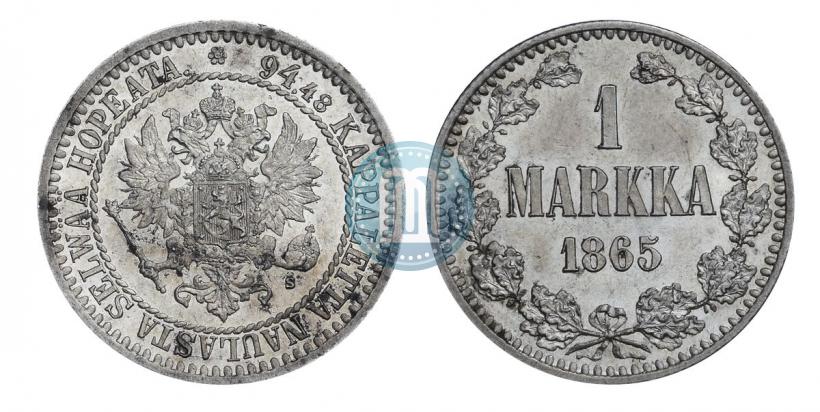 Фото 1 марка 1865 года S 
