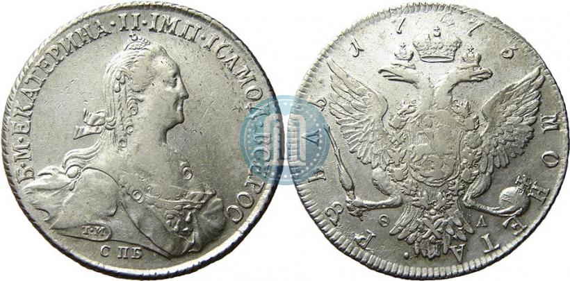 Picture 1 rouble 1773 year СПБ-ФЛ 