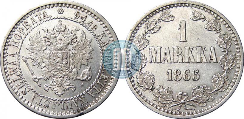 Фото 1 марка 1866 года S 