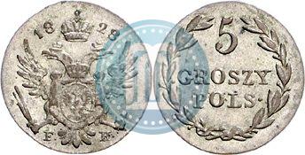 Picture 5 groszy 1828 year FH 