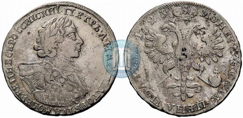 Picture Poltina 1723 year  "Portrait with ermine mantle"