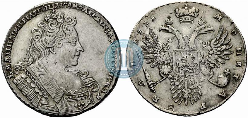 Picture 1 rouble 1731 year  