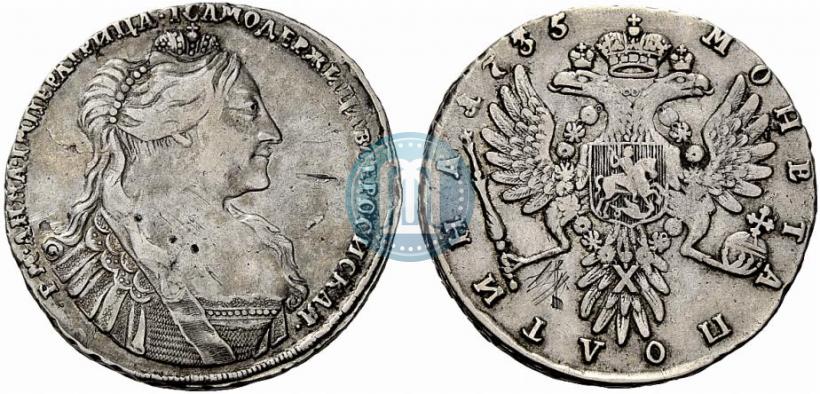 Picture Poltina 1735 year  