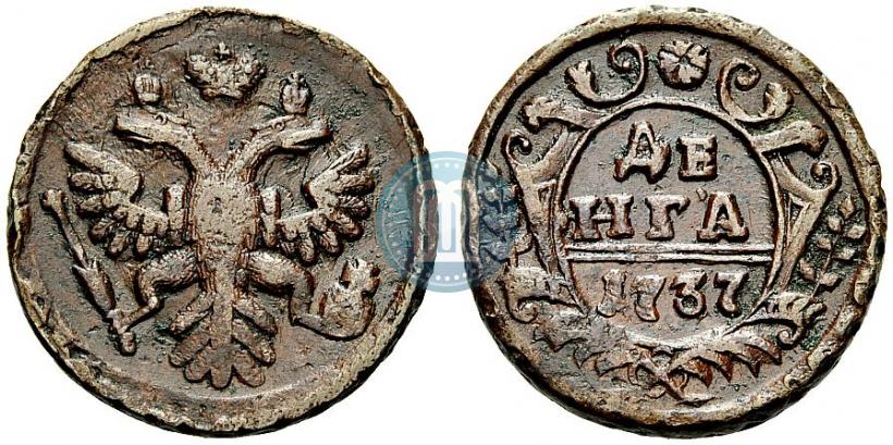 Фото Денга 1737 года  