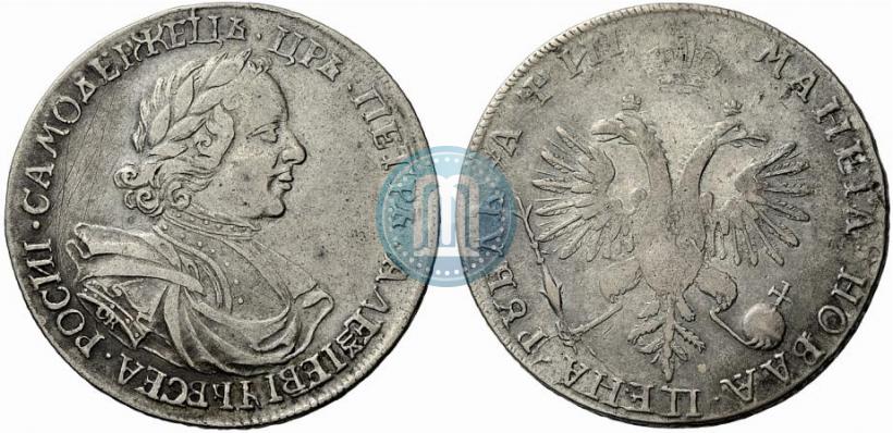 Picture 1 rouble 1718 year OK-L 