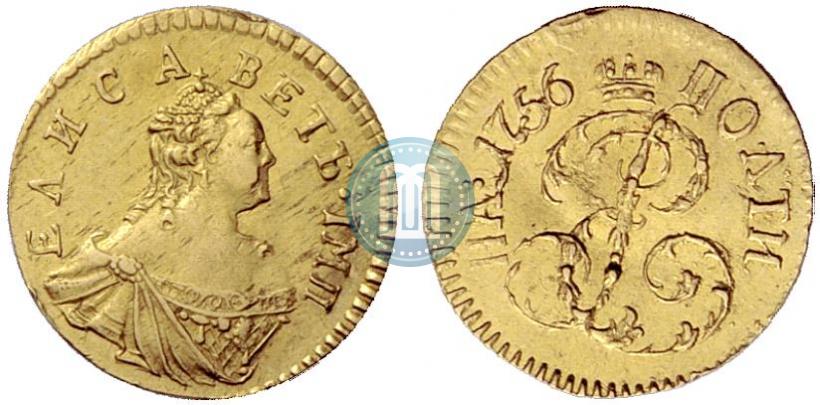 Фото Полтина 1756 года  