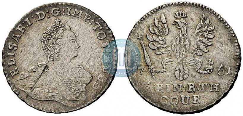 Picture 1/6 Thaler 1761 year  
