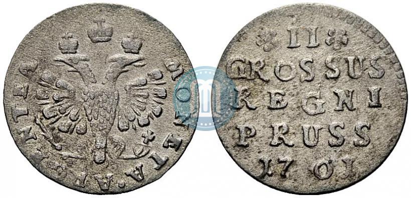 Фото 2 гроша 1761 года  