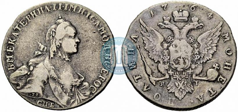 Picture Poltina 1764 year СПБ-ЯI 
