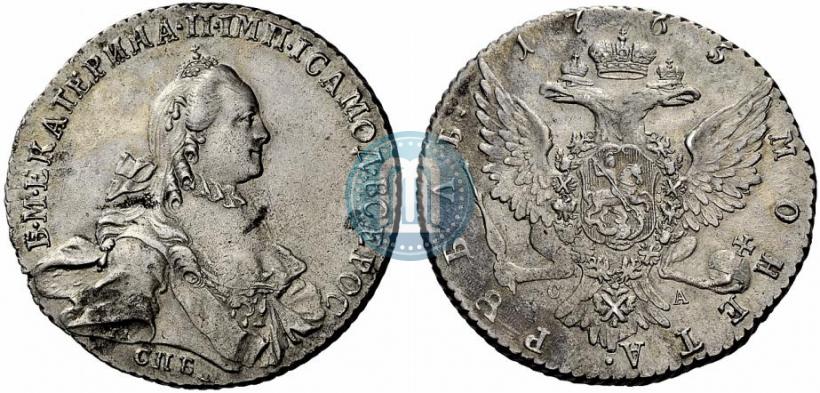 Picture 1 rouble 1765 year СПБ-СА 