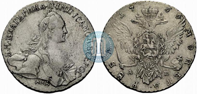 Picture 1 rouble 1766 year ММД-АШ 
