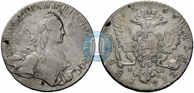 Фото 1 рубль 1767 года СПБ-EI 