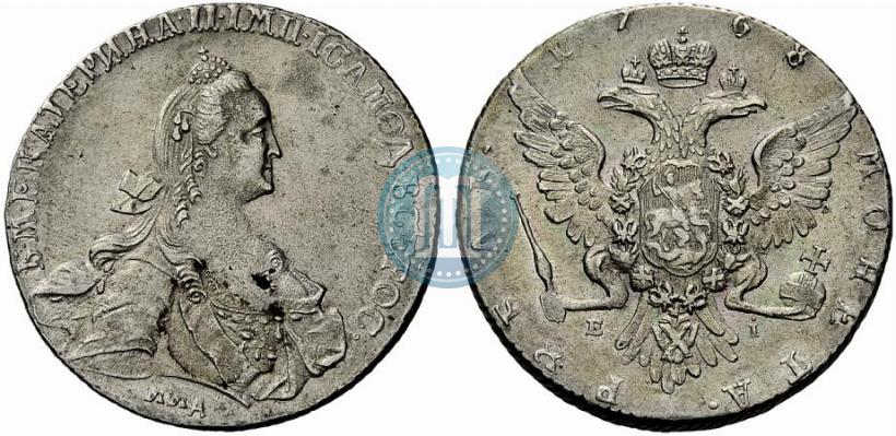 Picture 1 rouble 1768 year ММД-EI 