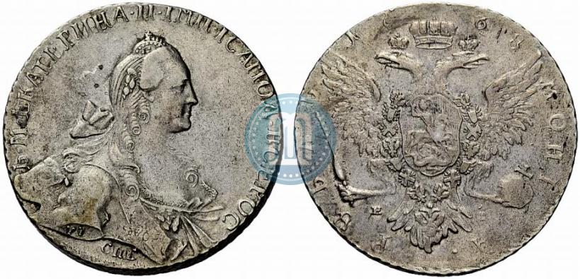 Picture 1 rouble 1768 year СПБ-EI 