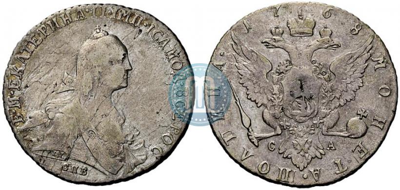 Picture Poltina 1768 year СПБ-СА 