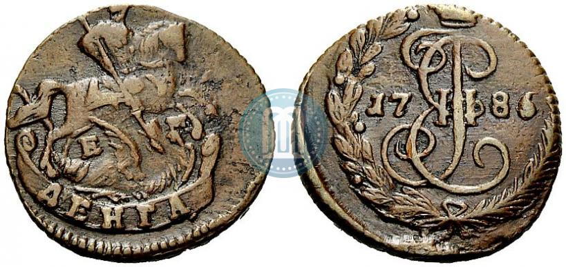 Фото Денга 1786 года ЕМ 