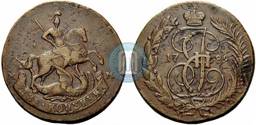 Picture 2 kopecks 1789 year ММ 