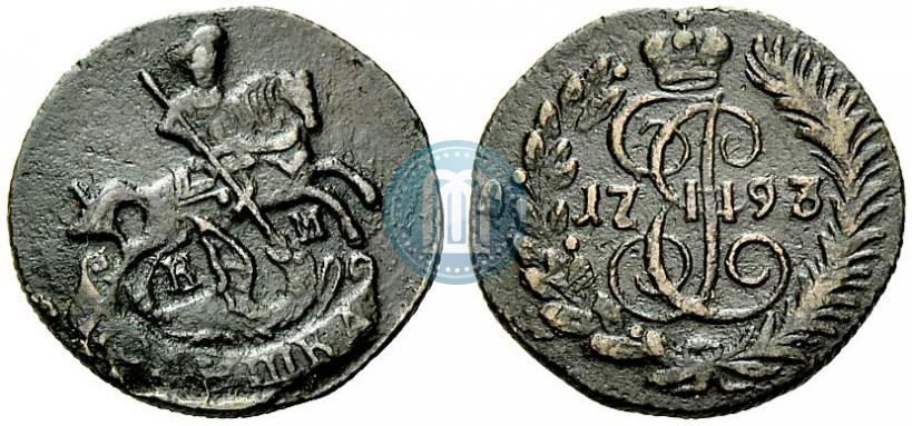Фото Полушка 1793 года КМ 