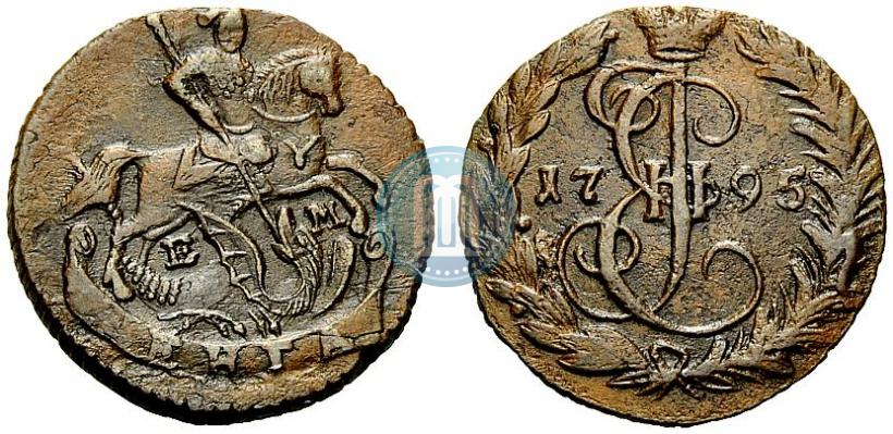 Фото Денга 1795 года ЕМ 