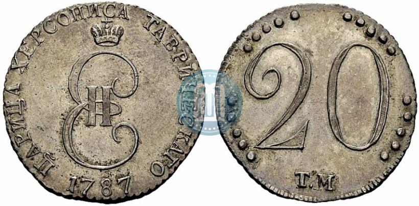 Picture 20 kopecks 1787 year ТМ 